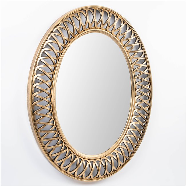 Wall mirror Ingels, gold, 61x5x76cm