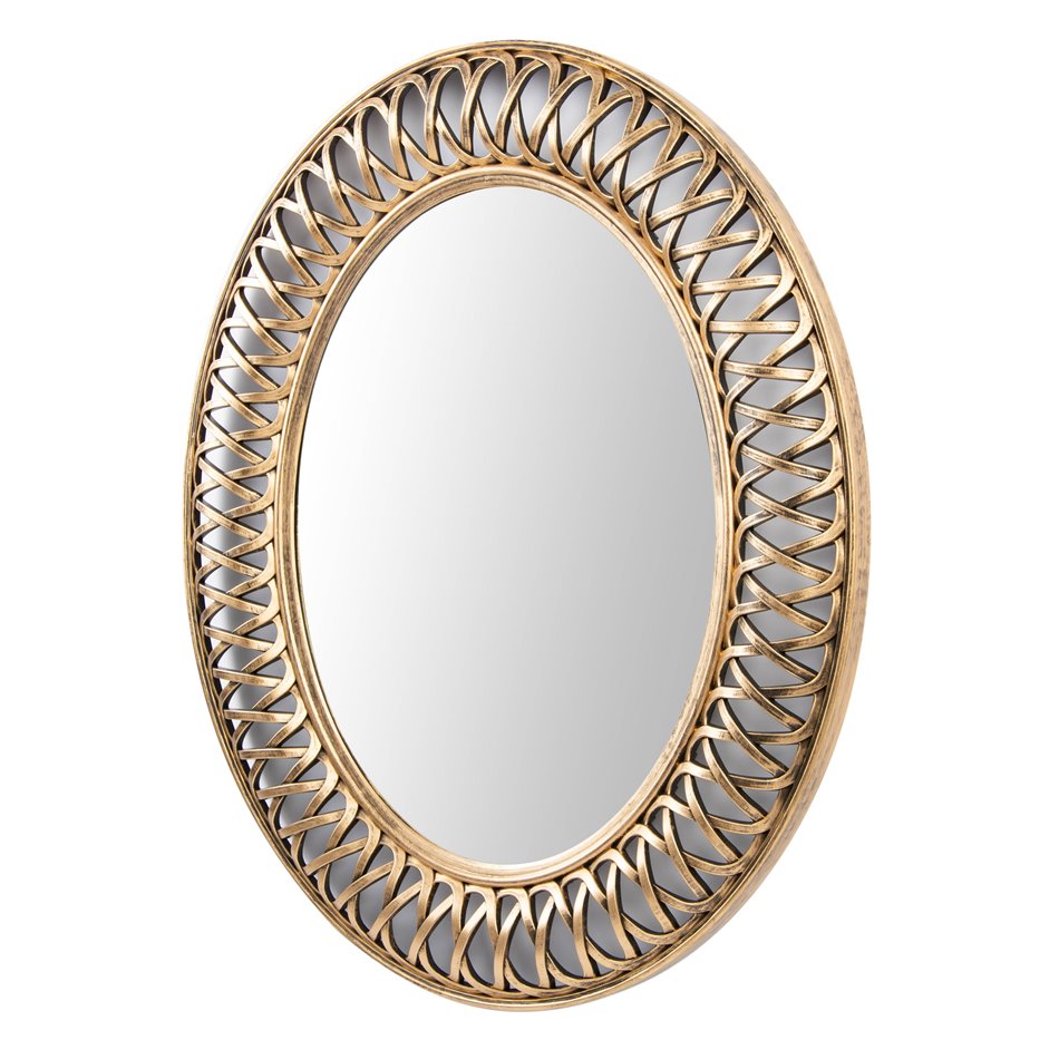 Wall mirror Ingels, gold, 61x5x76cm