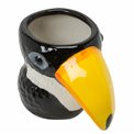 Vaas Toucan Fine Earthenware, must, H14cm, 18x12cm