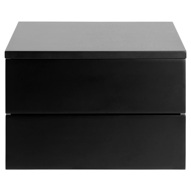 Bedside table Avignon, black, H25x37x32cm 