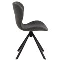 Обеденный стул Atilde, вращающийся , комплект из 2шт., серый, H81x46.5x53см, высота сиденья 46.5см