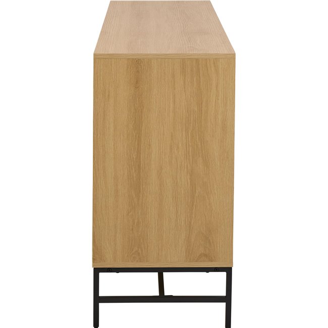 Chest of drawers Albany, natural color, H80x158x40cm 