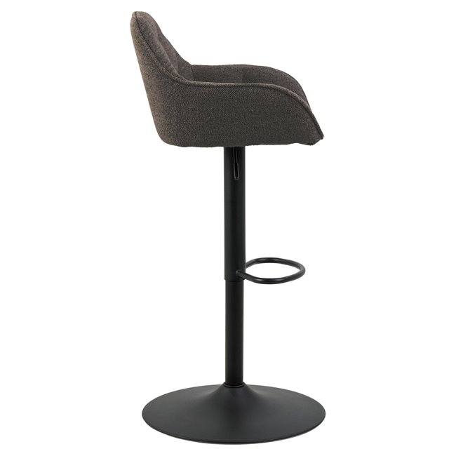 Bar chair Arook, set of 2 pcs, taupe, H109x52x52cm, seat height 63-84cm