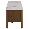 TV table Authamp, brown/beige marble look, H45x120x40cm 