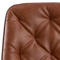 Office chair Ariko, brown, H106x60x67.5cm, seat height 47-57cm