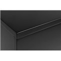 Bedside table Avignon, black, H25x37x32cm 