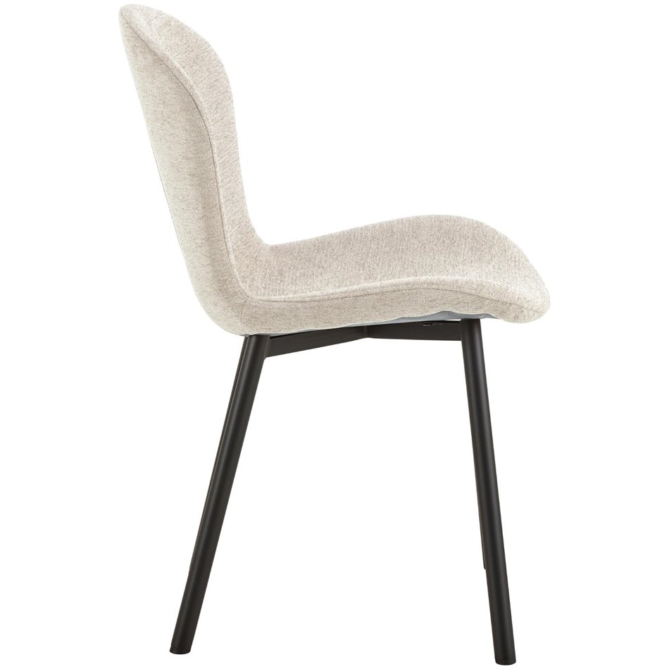 Обеденный стул Asra, комплект из 2шт., бежевый, H86x50x58см, высота сиденья 47см