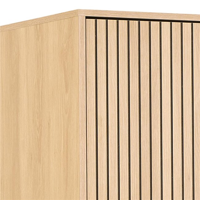 Wardrobe Albany, natural color, H200x99x60cm 