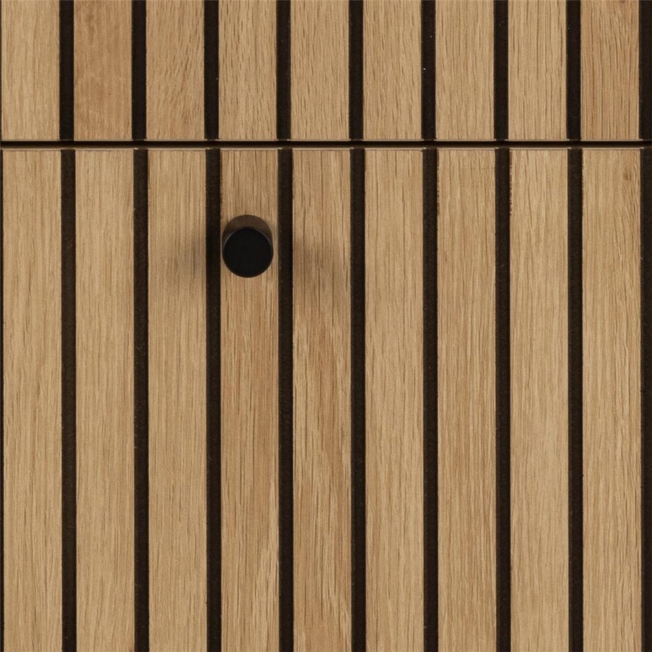 Chest of drawers Albany, natural color, H80x81x40cm 