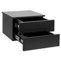 Bedside table Avignon, black, H25x37x32cm 