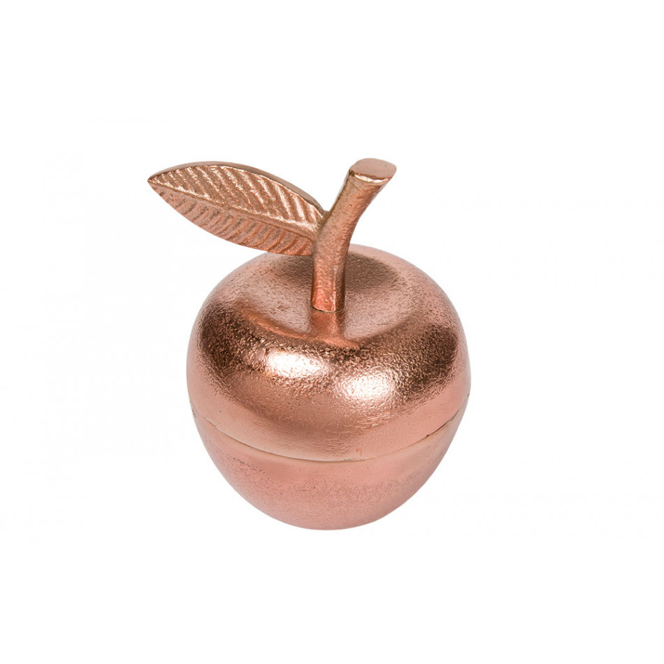 Декоративная миска Apple, алюминий, H12.5x11x11см 