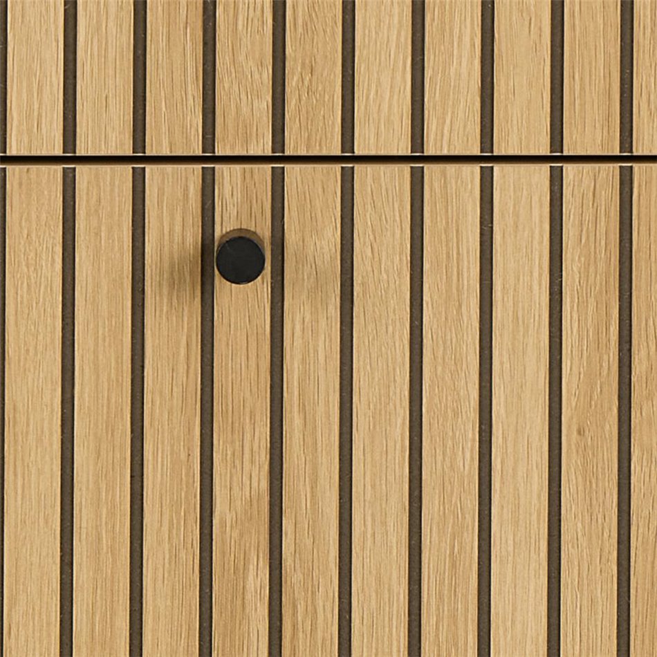 Chest of drawers Albany, natural color, H100x80.5x40cm 