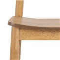 Bar chair Arlov, set of 2 pcs, natural color, H105x43.5x46.5cm, seat height 74cm