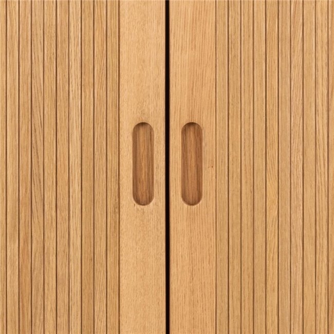 Wardrobe Angley, natural color, H200x100x55cm 