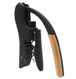 Штопор, черный/дерево, H15.5, 11.5cm