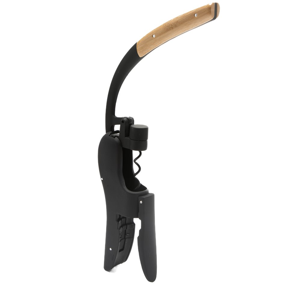 Штопор, черный/дерево, H15.5, 11.5cm