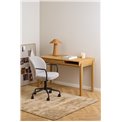Office chair Atricia, beige, H93.5x59x50cm, seat height 45-55cm