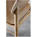 Bar chair Arlov, set of 2 pcs, natural color, H105x43.5x46.5cm, seat height 74cm