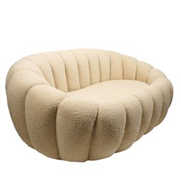 Puhketool Delazo double, kreemjas värv, H65x149x93cm istumisosa kõrgus 41cm