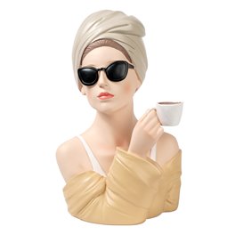 Декоративная фигурка Mery with coffee, H29x20x18.5cm