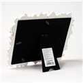 Photo frame Flower, white/gold color, 13x18cm