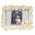 Photo frame Rose, white/gold color, 13x18cm