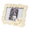 Photo frame Rose, white/gold color, 13x18cm