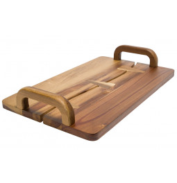 Acacia wood tray Futani, 40x25x6.5cm
