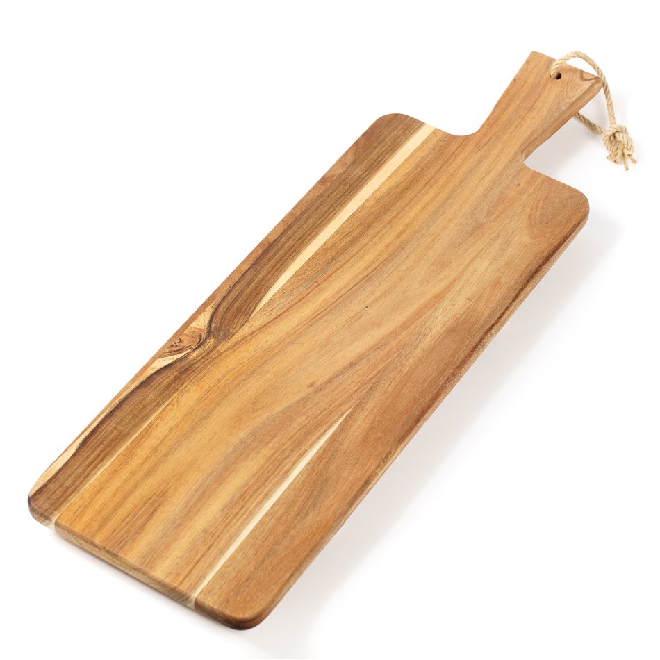 Serving board, acacia wood, H1.5x60x19cm