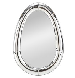 Wall mirror Hivory,, MDF/metal/glass, H120x80x3cm 