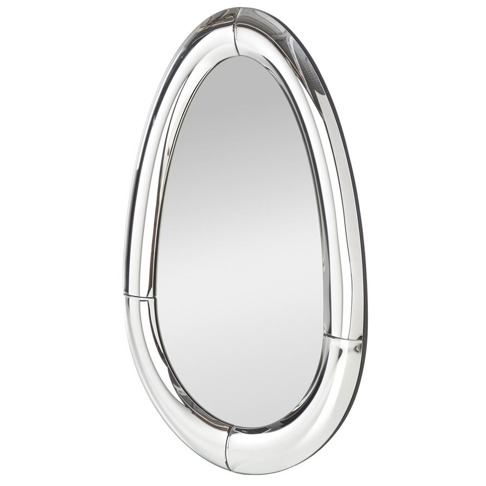 Wall mirror Hivory,, MDF/metal/glass, H120x80x3cm 