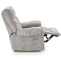 Electric recliner Hamore, grey, polyester/metal/wood, H86-100x105x100-168cm, seat height 50-55cm
