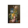 Klaasist pilt Romantic flowers, 100x150cm