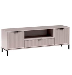 TV table Halink, old pink, metal/chipboard, 165x40.6cm, H55.7cm 