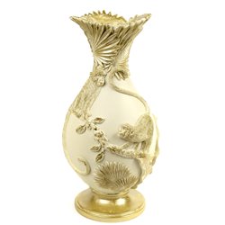 Декоративная ваза Fantasy, кремового/золотой цвет, H38cm, D19.5cm