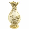 Декоративная ваза Fantasy, кремового/золотой цвет, H38cm, D19.5cm