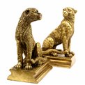 Bookend Animals, gold color, set, H23.5x34x11cm