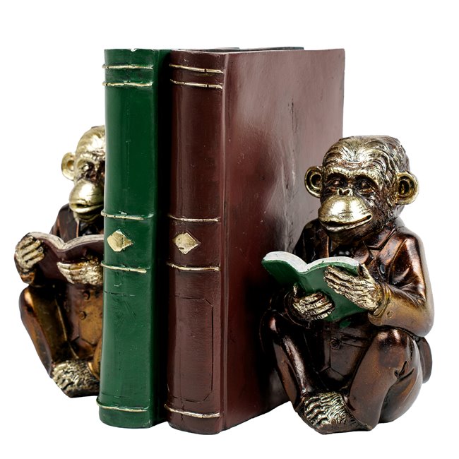 Подставка для книг Monkey Bookend, комплект, H17x21x11.5cm