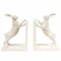 Bookend Rabbit Bookend, white, set, H22x32x11cm