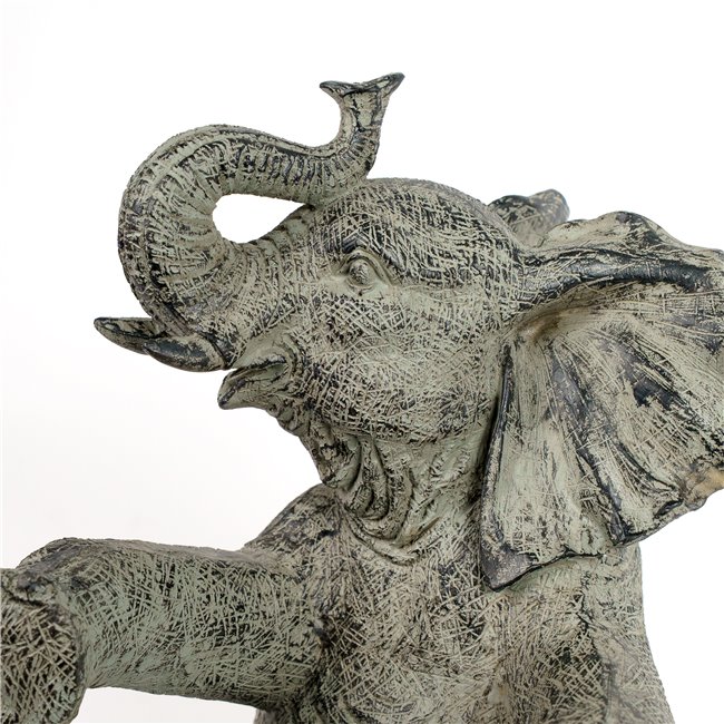 Bottle holder Elephant, grey, H24.5x16.8x23.2cm