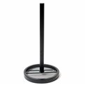 Kitchen towel holder MAYAJ, black, metal, H33cm, D16cm