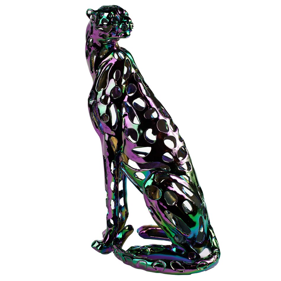 Декоративная фигурка Leopard Shiny, H42x22x16.5cm