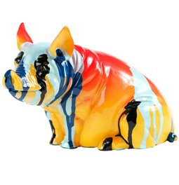 Kопилка Sitting Pig, H12.5x17x11cm