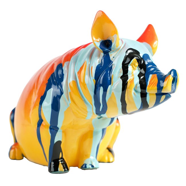 Kопилка Sitting Pig, H12.5x17x11cm