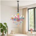 Chandelier Ylakiai, H75-115x45x65cm, E14x6 40W(MAX)