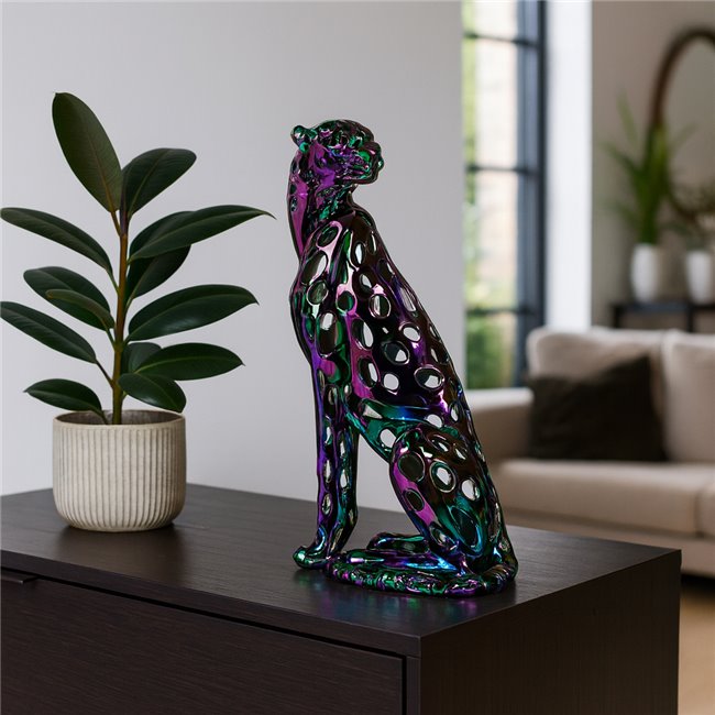 Декоративная фигурка Leopard Shiny, H42x22x16.5cm