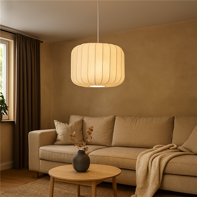 Подвесной светильник Rumar, белый, H31-120cm, D44cm, E27 40W(MAX) 