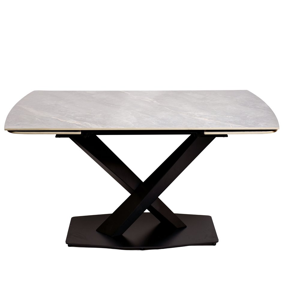 Extendable dining table Vogue, 12mm ceramic top, 140-210x90cm H76cm