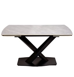 Extendable dining table Vogue, 12mm ceramic top, 140-210x90cm H76cm