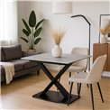 Extendable dining table Vogue, 12mm ceramic top, 140-210x90cm H76cm